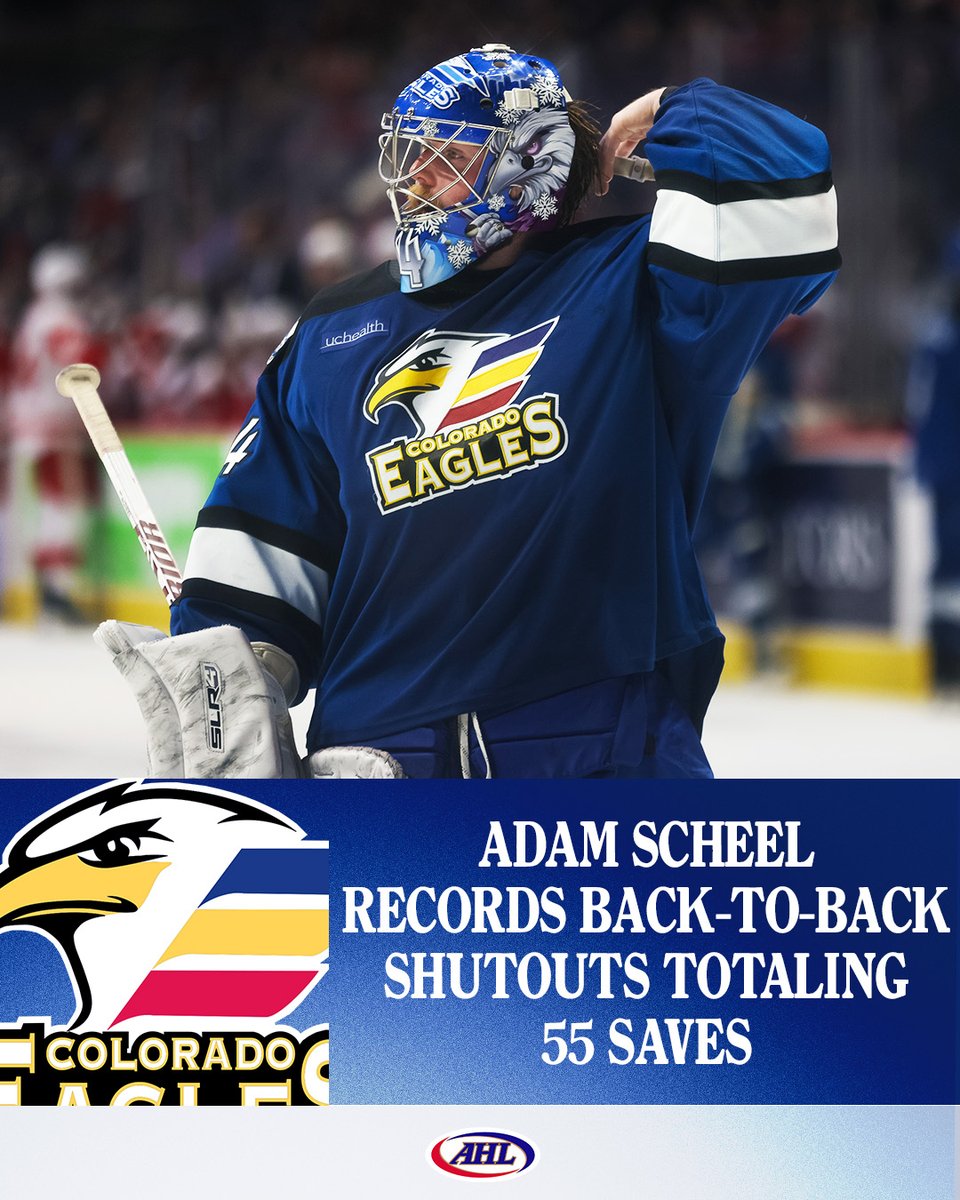 TheAHL's tweet image. SCHEEL SAYS NO🙅‍♂️