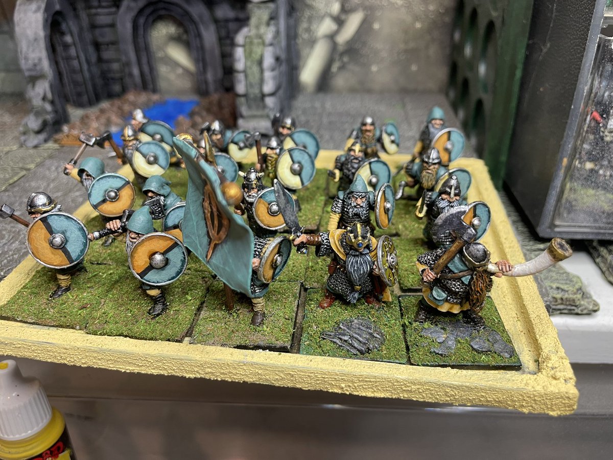 MrCommons's tweet photo. Dwarfs just about done for an escalation league in two weeks. Only ten or so models to go… https://t.co/BydBLCHcjx