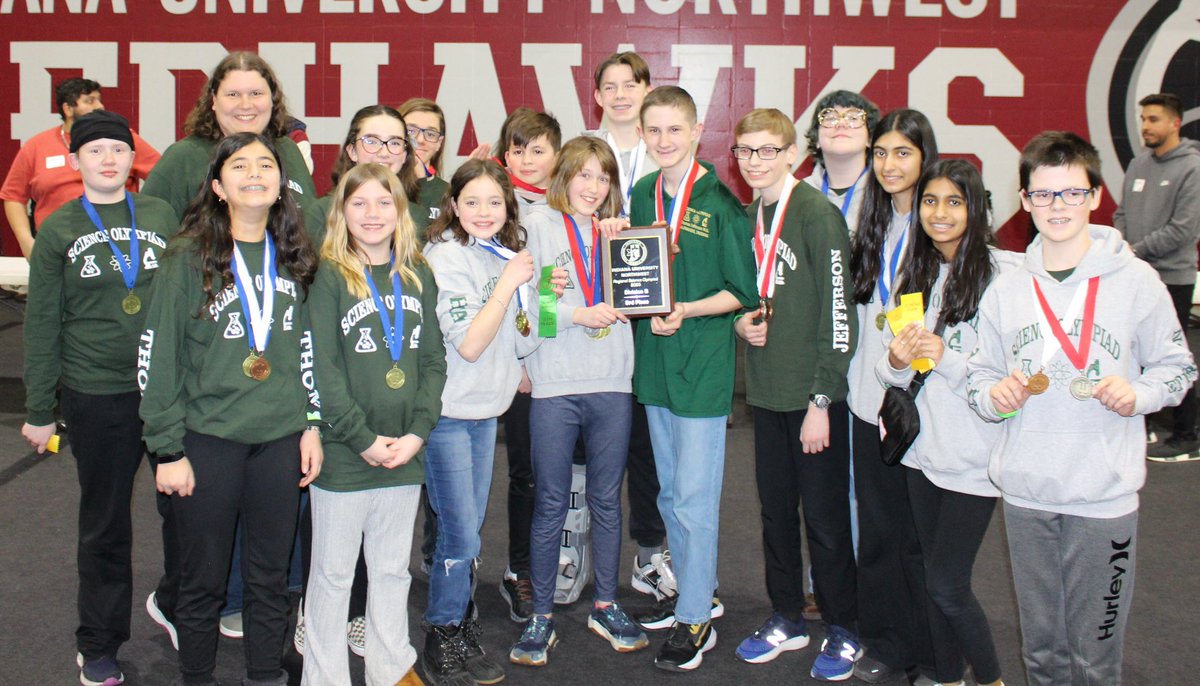 Congratulations to the TJMS Science Olympiad team who advanced to the state competition with a 3rd place at today’s regional competition! Great job Vikings and best wishes at state!