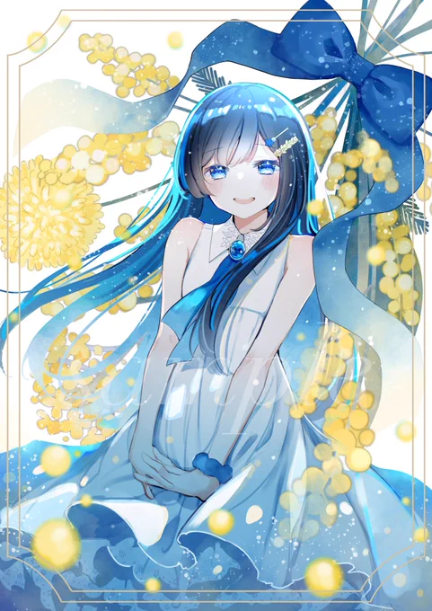 【おしごとイラスト】双葉湊音さんのお誕生日イラストを描かせていただきました!お誕生日おめでとうございます!! 