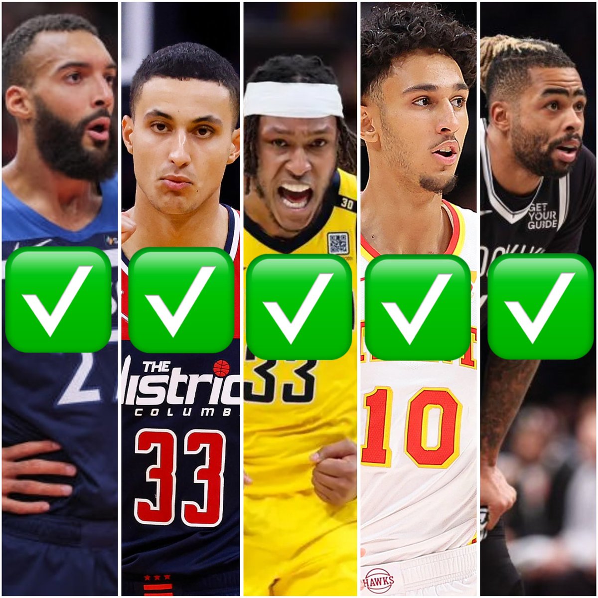 MattyChucks's tweet photo. $50 TO SOMEONE WHO LIKES THIS ✅

5-0 NBA MEGA SWEEP 🧹🧹🧹🧹🧹

✅Rudy Gobert Double Double 
✅Kyle Kuzma over 1.5 3PM
✅Myles Turner over 1.5 3PM
✅Zaccharie Risacher over 11.5 Pts 
✅D’Angelo Russell Under 6.5 Asts 

WE DOMINATED. WHO TAILED WITH ME? ❤️ https://t.co/nftSfkmvy9