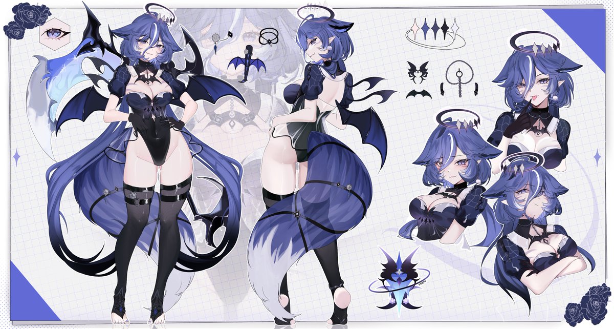 vaempy's tweet image. 🕸️vampire form ref sheet🕸️
hello!! i'm a kitsufae, but this is my vampire form.. from an alternate universe?!?
i stream a large variety of games + rigging :D
✦ ママ: #naiichie
✦ design: Neko020
✦ ref sheet: #OniKanzei
✦ art tag - #vaempyart
✦ twitch.tv/vampy