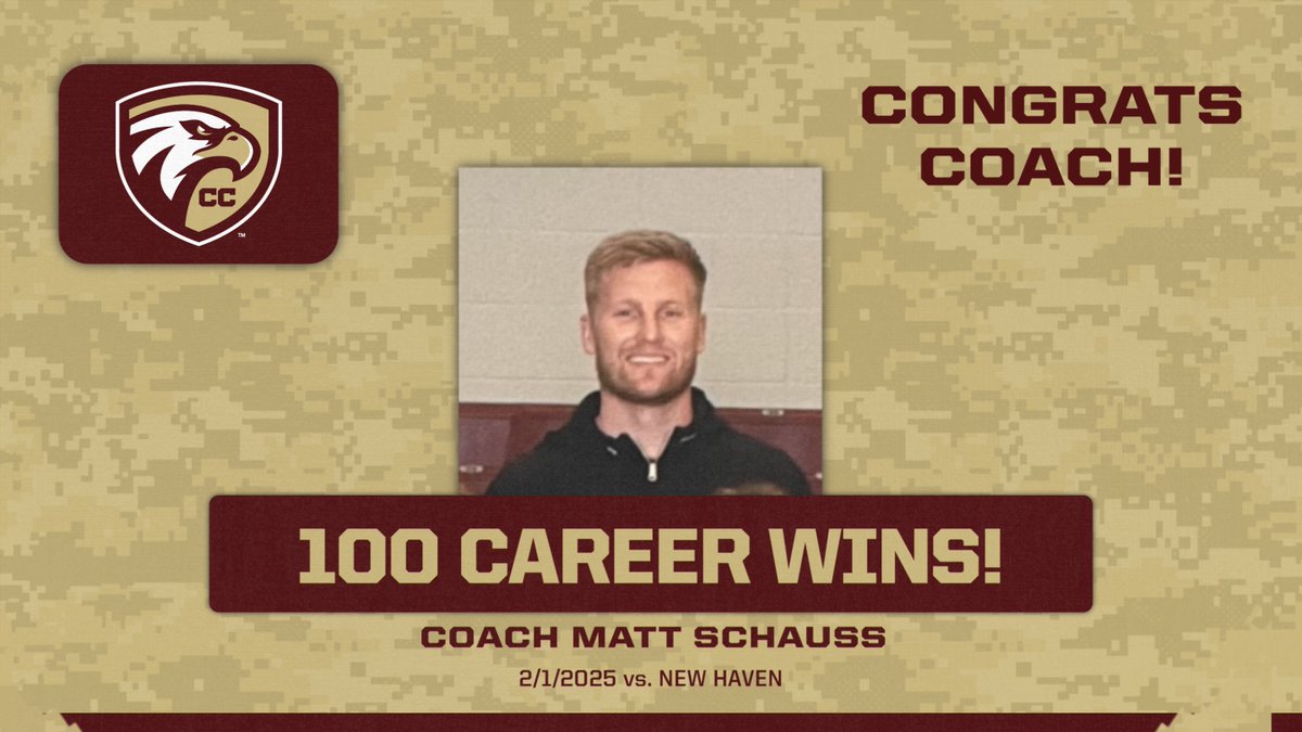 Congratulations to Coach Matt Schauss on his 100th career win!!