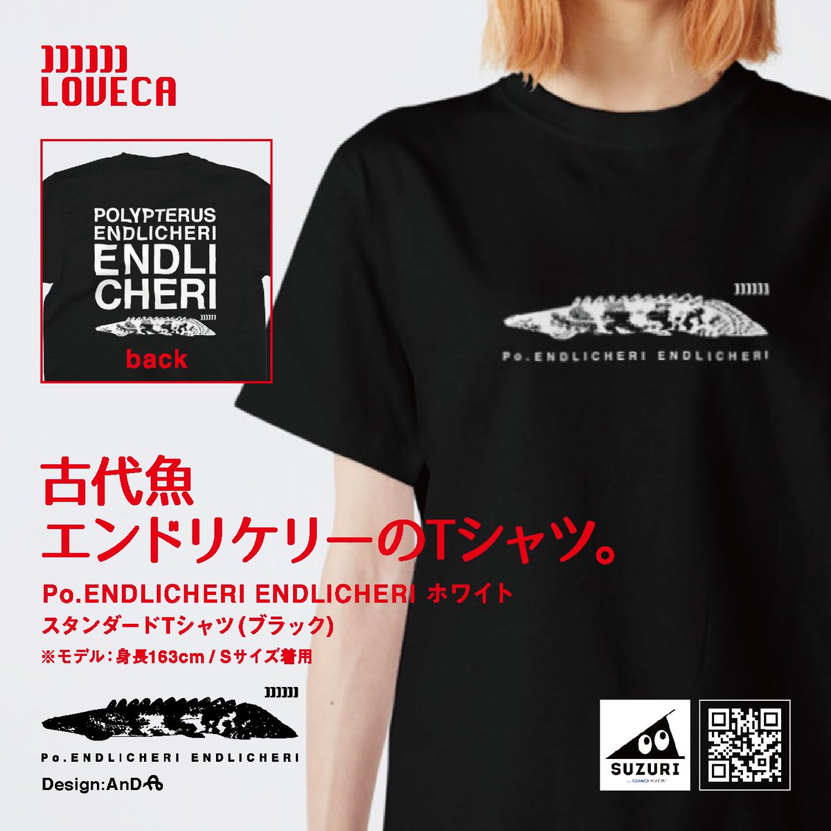 LOVECA_2018's tweet photo. 【SUZURIセール開催中!!】
古代魚エンドリケリー Tシャツ。
SUZURIにて販売中です!
#LOVECA
#ラブカ
#デザイン
#Tシャツ
#古代魚
#ポリプテルス
#エンドリケリー
#ENDLICHERI
#アクアリウム
#SUZURI https://t.co/2aSj3Y79mg