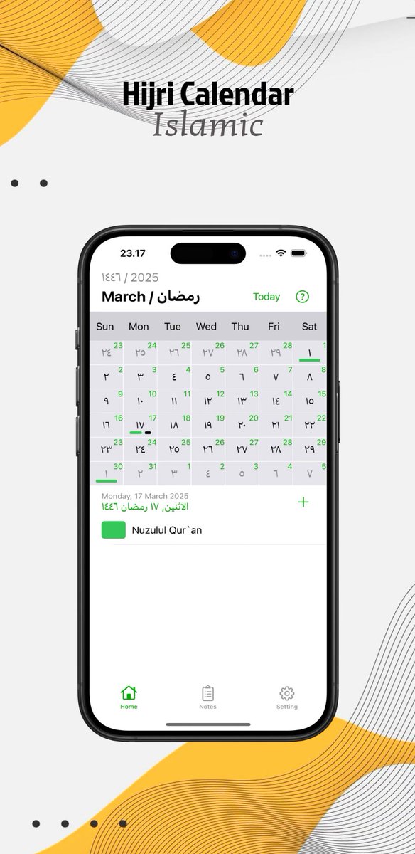 APPS_RH's tweet photo. مجاني لفترة 
للايفون للايباد
التقويم الهجري
مع هذا التطبيق، تصبح معرفة التاريخ الهجري سهلة وسريعة للغاية، باستخدام تنسيق تقويم كامل للتاريخ واليوم والشهر والسنة. بالإضافة إلى ذلك، يمكنك إضافة ملاحظات في التاريخ المحدد.

https://t.co/b7ogTdW56g https://t.co/SyEfs4udTs