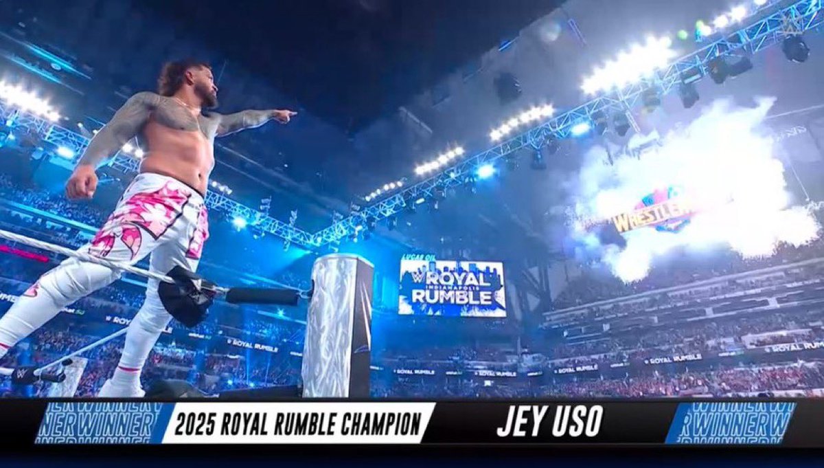 EliteClubS0B's tweet photo. - Wrestled the most matches in 2024.  
- Carried WWE on his back every week.  
- Never got injured.  
- Only got 28 days of IC reign.

Jey Uso was the most deserving superstar to win the Rumble out of everybody who was in the ring.

A MEGASTAR IS BORN TODAY. 🔥

#RoyalRumble https://t.co/CadU84kOMK