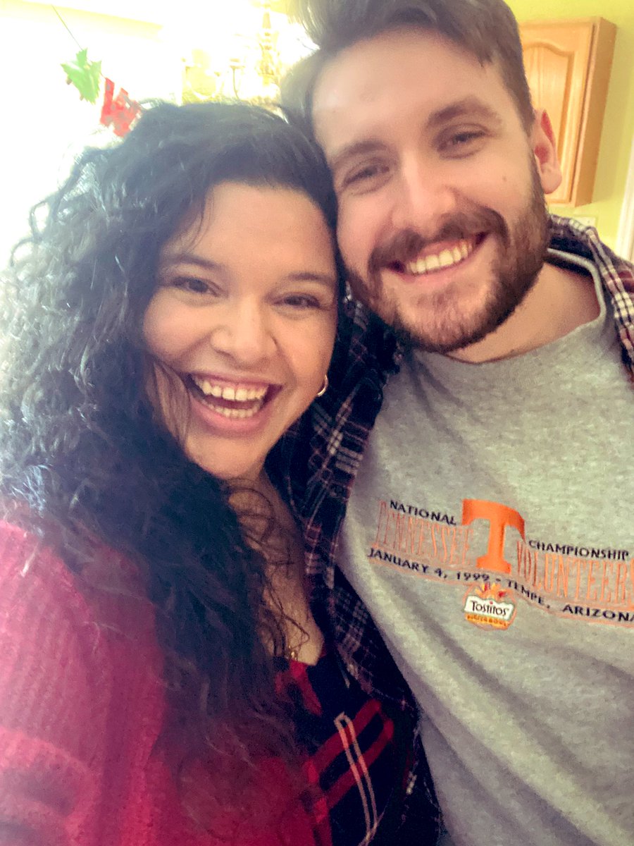MelaVRussell's tweet photo. When your old 6News WorkBro &amp; his beautiful wifey make the trip for your baby’s first birthday party — big smiles &amp; so much gratitude!!! https://t.co/9iw996Qsz0