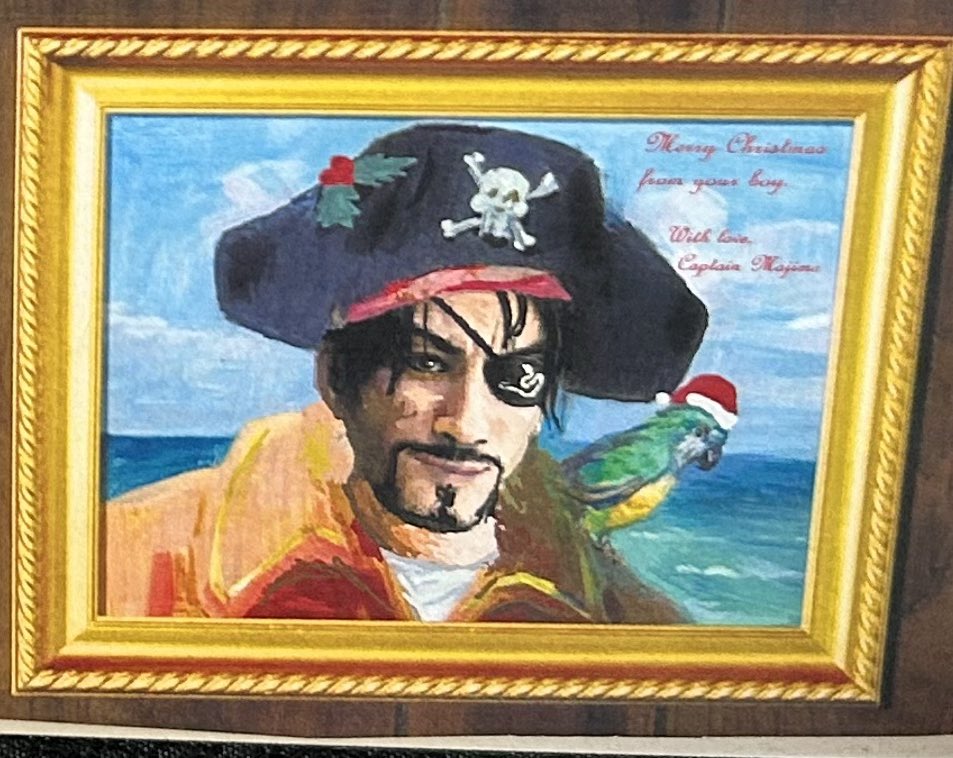 Who lives on a pirate ship on the sea? GORO MAJIMA! 

Art made by a talented SEGA employee for our ‘Happy Majidays’ company competition back in Dec.