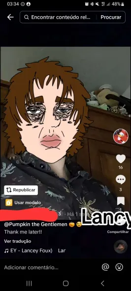 PinkPetalsbloss's tweet photo. @Mr_PumpG Heres also some proof that he even have videos for pumpg , the one thats cropped u can see hes looking at pumps persona  so he did indeed have a crush on him https://t.co/rE8YZ4oOXK