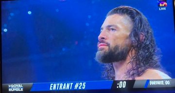 _shu_69's tweet photo. John Cena enters the Rumble > Faces Roman > both get ready to fight > clock hits 0 > It’s CM Punk > Punk, Cena, Roman get ready > clock hits 0 again > it’s Seth Rollins

Absolute Cinema🔥🔥 https://t.co/kddbVVdw7K
