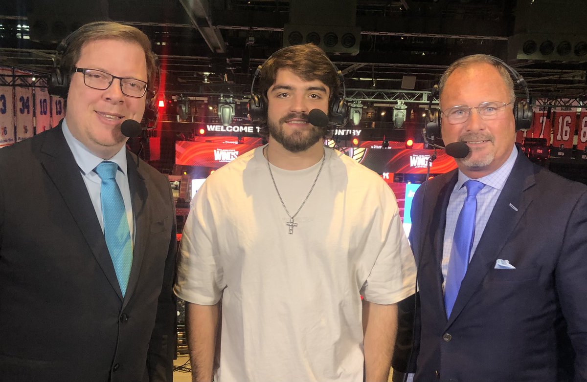 Scott Gabrielsen (@scottgabes8) on Twitter photo Great talking with former 2 way middie lax player and current <a href="/Eagles/">Philadelphia Eagles</a> #28 Will Shipley at <a href="/NLLwings/">Philadelphia Wings</a> game tonight.
Go Eagles!! Great talking with former 2 way middie lax player and current <a href="/Eagles/">Philadelphia Eagles</a> #28 Will Shipley at <a href="/NLLwings/">Philadelphia Wings</a> game tonight.
Go Eagles!!