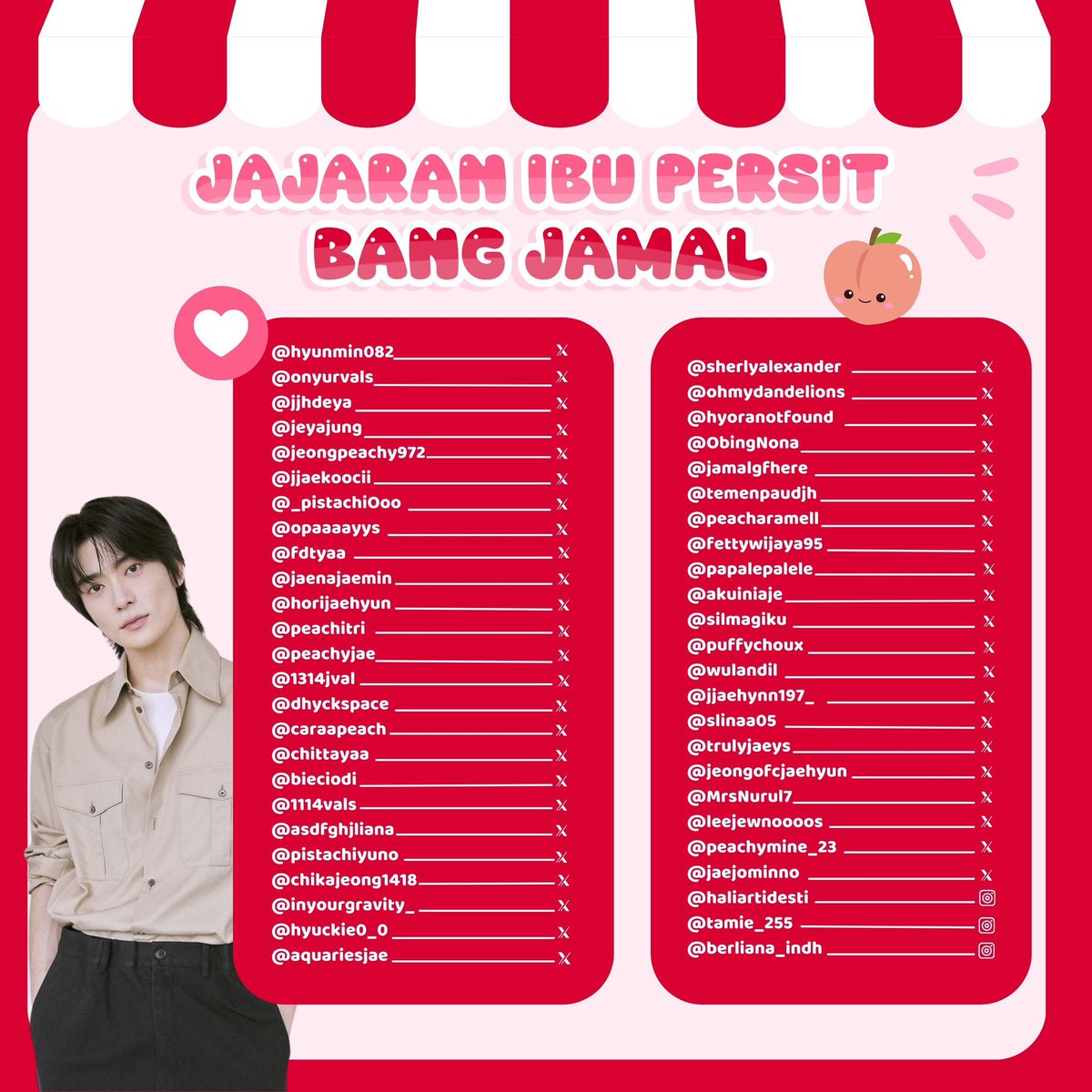 peacharamell's tweet image. vals are you ready⁉️

let me drop something hot🔥

VALS Project for JAEHYUN BIRTHDAY🎂 
NEO CITY : THE MOMENTUM IN JAKARTA - DAY 2

“KOPI JAGOAN BANG JAMAL”

🗓 16 Feb 2025 (DAY2)
⏰ 10.00-selesai
📍Lap. Parkir Panahan GBK

See you Vals!🍑
#JAEHYUN #재현 #NEOCITY_THE_MOMENTUM_JKT