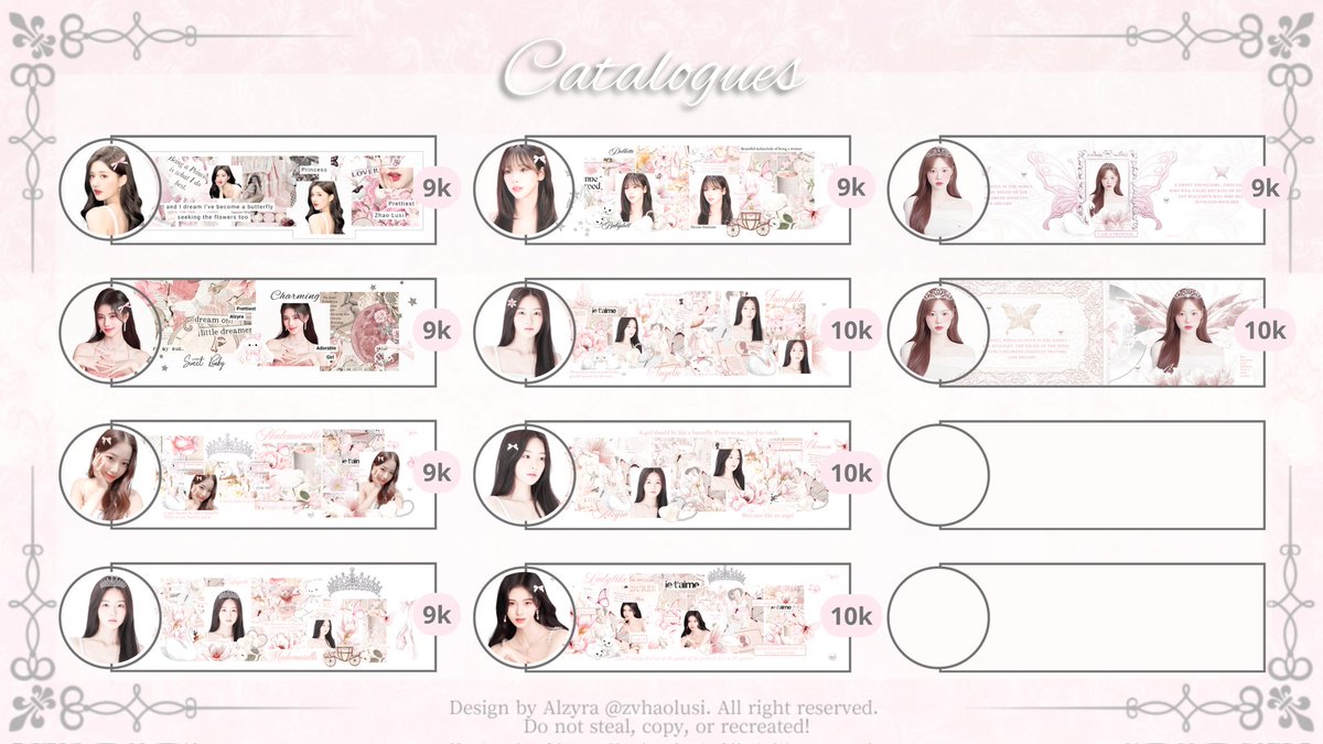 zvhaolusi's tweet photo. Help rt? thankyouuu!🌷

Hello, @zvhaolusi open layout  by request untuk semua katalog single dan couple. Spesial 2.2 all catalog PROMO 30% 🔖 min pembelian 12k , pengerjaannya juga cepat, sebelum order bisa cek TnC terlebih dahulu ya!!  🤍💌
#zonauang https://t.co/NH6xrUJGND