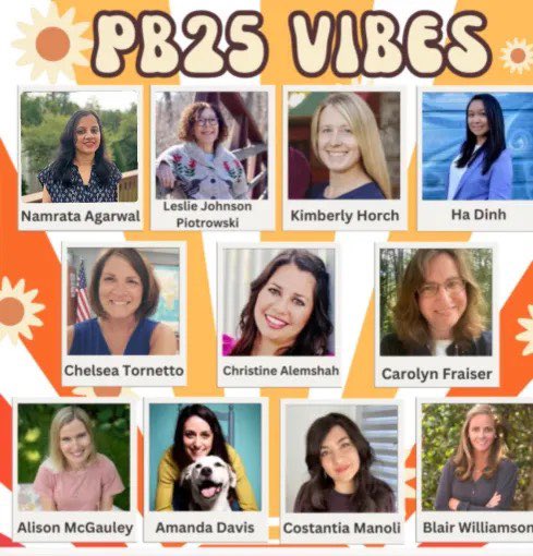Allow me to introduce you to this wonderful lot: PB25 Vibes! Ta-daaaaaahhhh! We’re a group of picture book authors who have books out this year! For the rest of the month, I’ll be sharing writing vibes from members of the group. Feel free to share, follow, comment etc #pb25vibes
