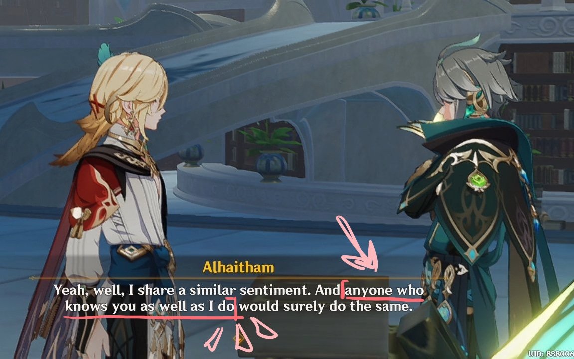 moth_eclipse's tweet image. Possessive x possessive haikaveh in canon: the "nobody knows him as well as I do" flex