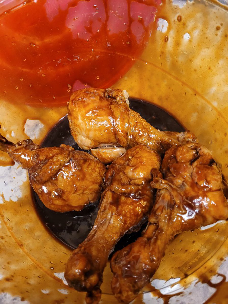 #SuperCock Drums
SuperCock don’t eat little drumettes 

Recipe
Adult chicken legs
All purpose flour
Salt and pepper 
Sauce of choice

Mix flour salt pepper in bowl
Preheat air fryer 370
Slap drums in bowl and coat
Put drums in air fryer 8 mins turn once 
Lower air fryer to 330