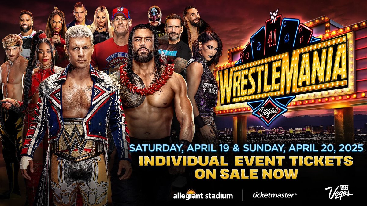 My interest levels for WrestleMania 41 have dipped so much.

I was so excited 💔