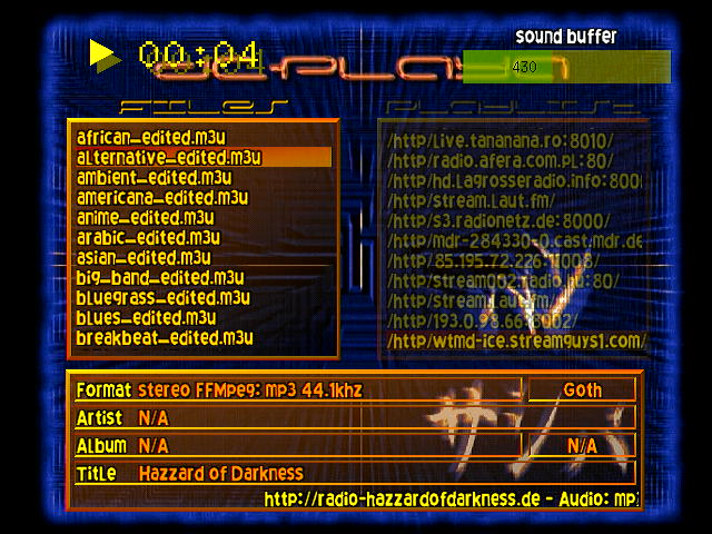 ___delux's tweet photo. A sneak peak of a new build of DcPlaya with over 500 radio stations, move over Spotify a BBA is a better investment then monthly streaming payments. @timeportals @Spotify https://t.co/i5Sg3rYtJj