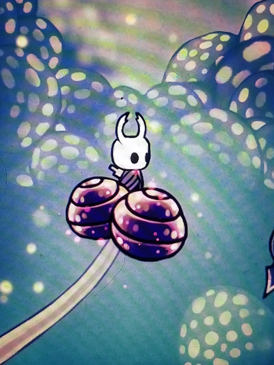 NightDumProto's tweet photo. I glitched Hollow Knight... Looks pretty phallic, too lol https://t.co/vbaRkLeKbl