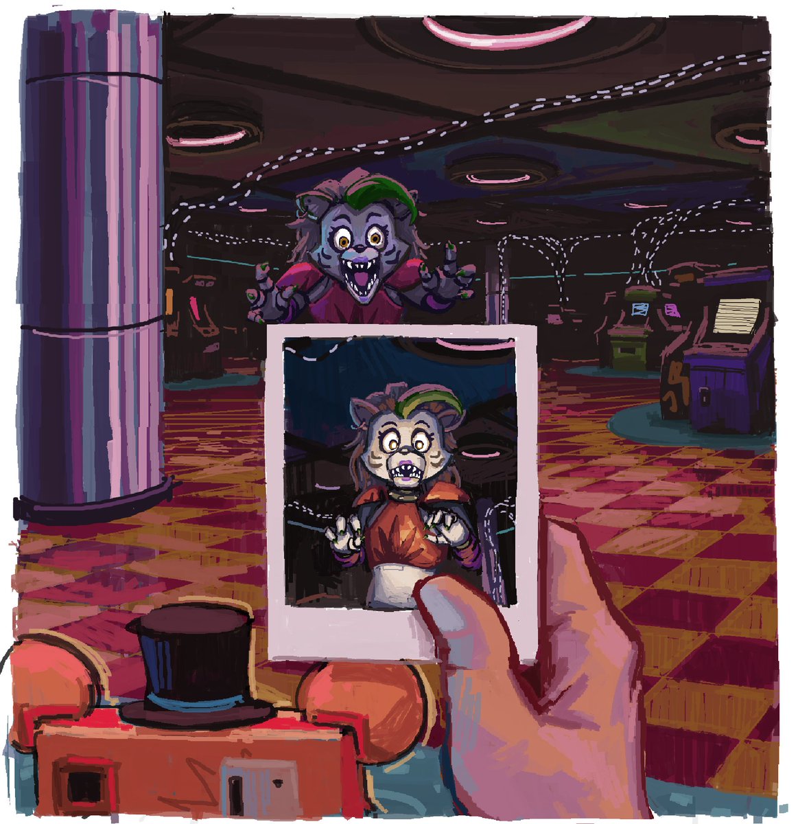 MaseFinch_Art's tweet image. I don't think she liked that...