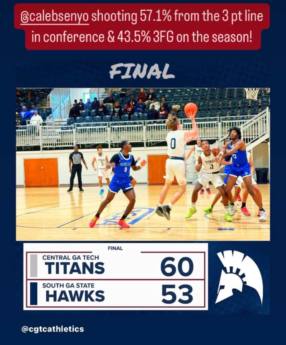 Caleb Senyo (@calebsenyo) on Twitter photo A year ago, I was shooting 43.5% 3FG on the season and 57.1% from beyond the arc in conference play. D1 JUCO transfer with a solid season behind me and 3 years of eligibility remaining.  Eager for the chance to showcase my skills and compete in a workout/visit. A year ago, I was shooting 43.5% 3FG on the season and 57.1% from beyond the arc in conference play. D1 JUCO transfer with a solid season behind me and 3 years of eligibility remaining.  Eager for the chance to showcase my skills and compete in a workout/visit.