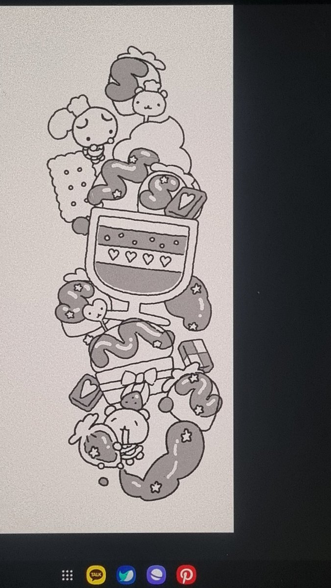 발렌타인 전에 다 못 할 것 같은 슬픈 그림....🥲