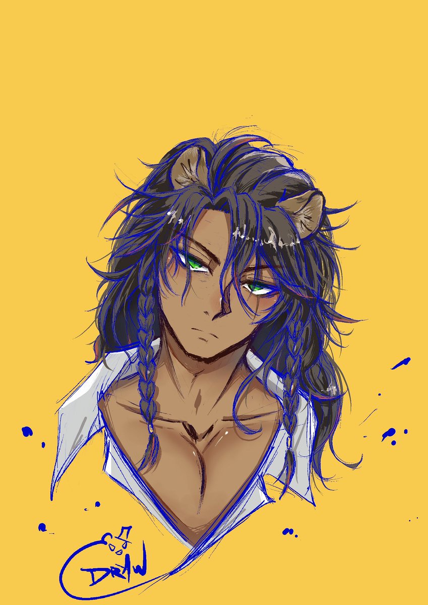 _draw101's tweet image. LEONAAAAAAA 🦁💖💖💖💖
Finally drew a #TwistedWonderland character based on my first figure HAHAHAHA 🤣 Excited for the anime coming 👀👀 Also why is it already February 🥹?

#rkgk #LeonaKingscholar #ディズニーツイステッドワンダーランド #ツイステ #ディズニー