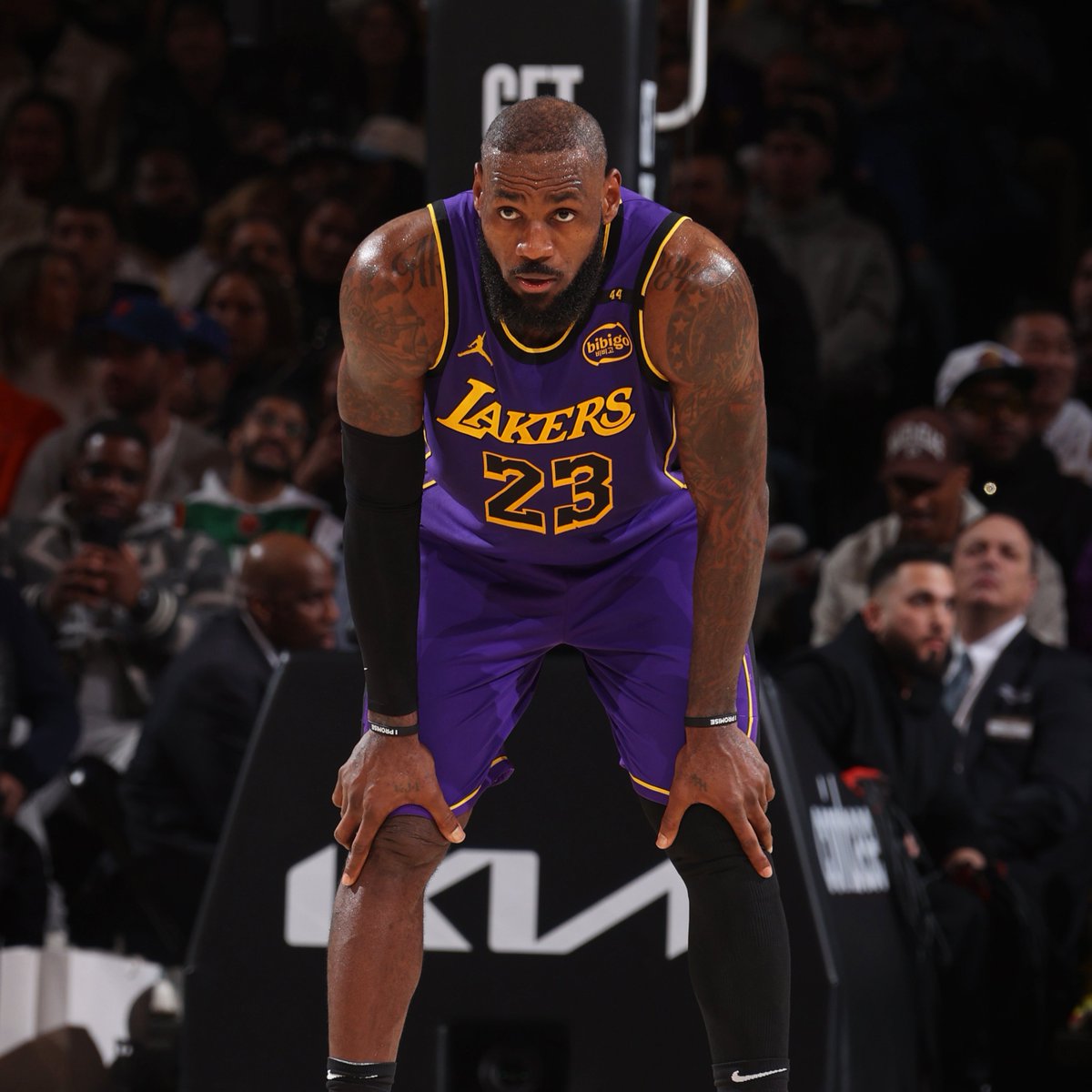 LeBron James becomes the first player in NBA history to record multiple triple-doubles at the age of 40 or older.