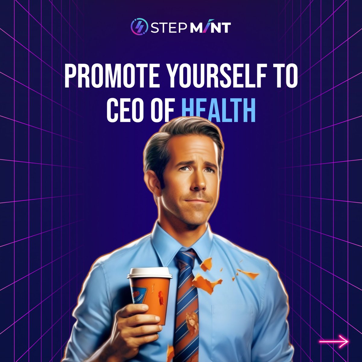 step_mint's tweet photo. Step Up, Take Charge, Transform 🙌

Walk Your Way to the Top 🔺 

Become the CEO of Your Health 
Don't forget to update your Bio 💯

#stepmint #healthsteps #10ksteps #habitbuilding https://t.co/kkMTWsjYUe