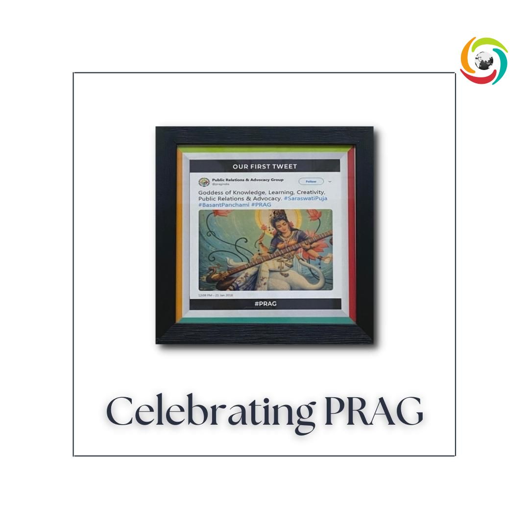 PragINDIA's tweet photo. Here’s a nostalgic throwback to our very first tweet, coincidentally on #BasantPanchami!

Blessed by Maa Saraswati, driven by wisdom, and fueled by passion, we've penned a story of growth, learning, and achievements beyond imagination.

7 years, countless stories, and one unwavering belief always #CreatingPRAG with purpose.