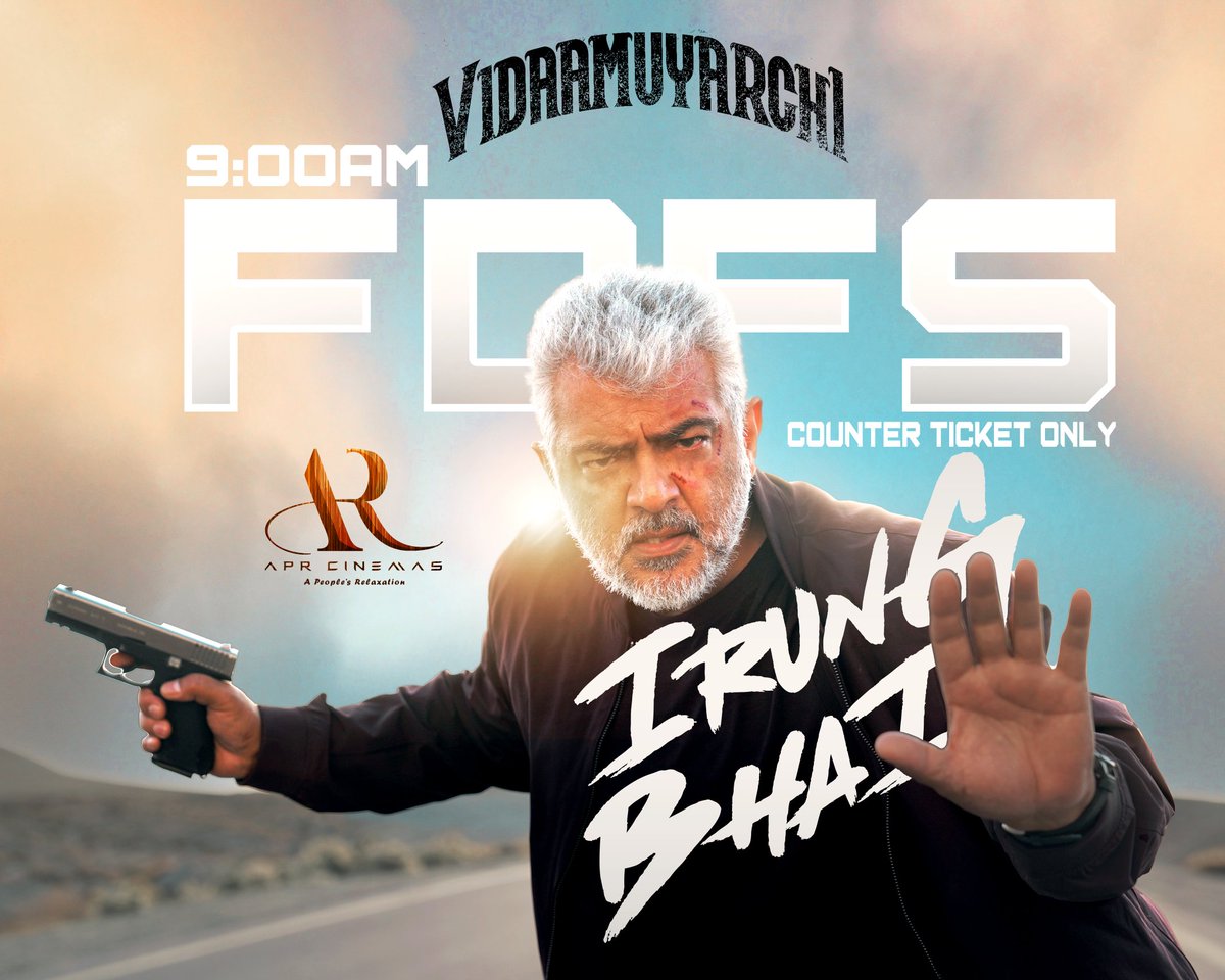 #VidaamuyarchiFromFeb6 #VidaaMuyarchiBookings #VidaaMuyarchiFestival #ak