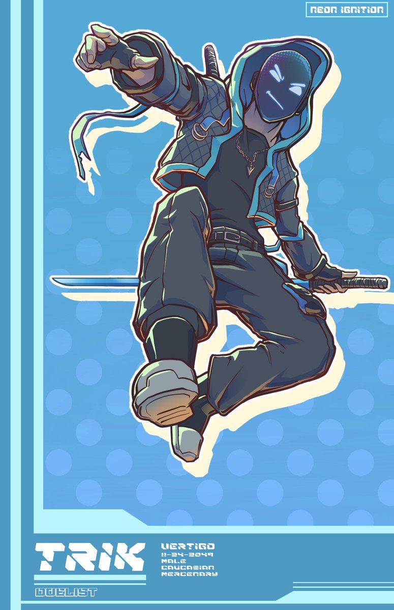 ‼️🔥ROLE ANNOUNCEMENT🔥‼️

Neon Ignition is now LIVE!!!

One of my proudest works! 🥰

I am ECSTATIC to announce that you can hear me as the sword swinging 'Trik' in the new cyber themed audiodrama Neon Ignition!!! ⚔️

Thank you so much to <a href="/Vyxenah/">Shykodah-Khi ✦</a> and @NeonIgnition for