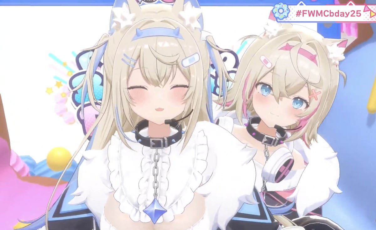 sabatoro_sand's tweet photo. Happy Birthday! Fuwawa!🩵 Mococo!🩷
Thank you for a fantastic birthday live performance!!!
#FWMCbday25 https://t.co/LRebxwrCHL