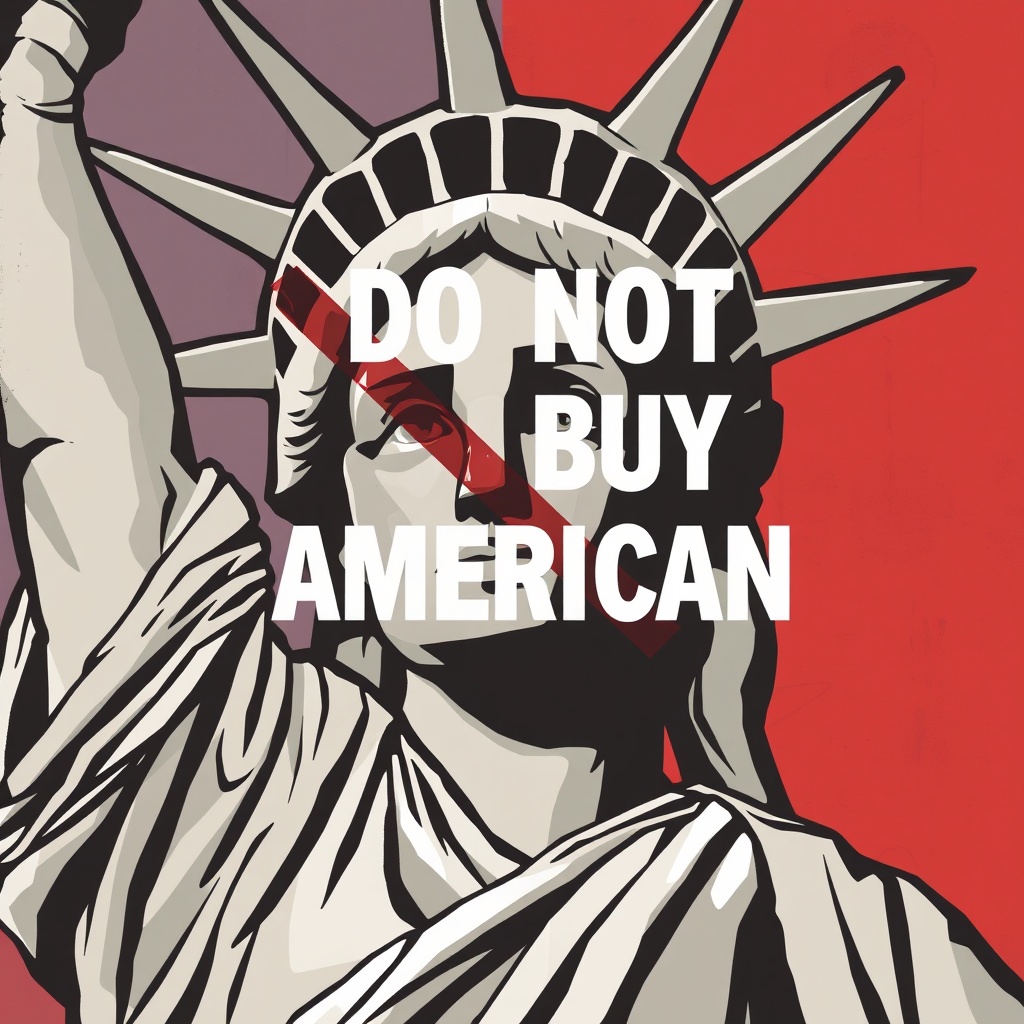 MSmith10858's tweet photo. Canadians do not buy American! Lets stand up to these bullies! https://t.co/7VLoYW7Gbi