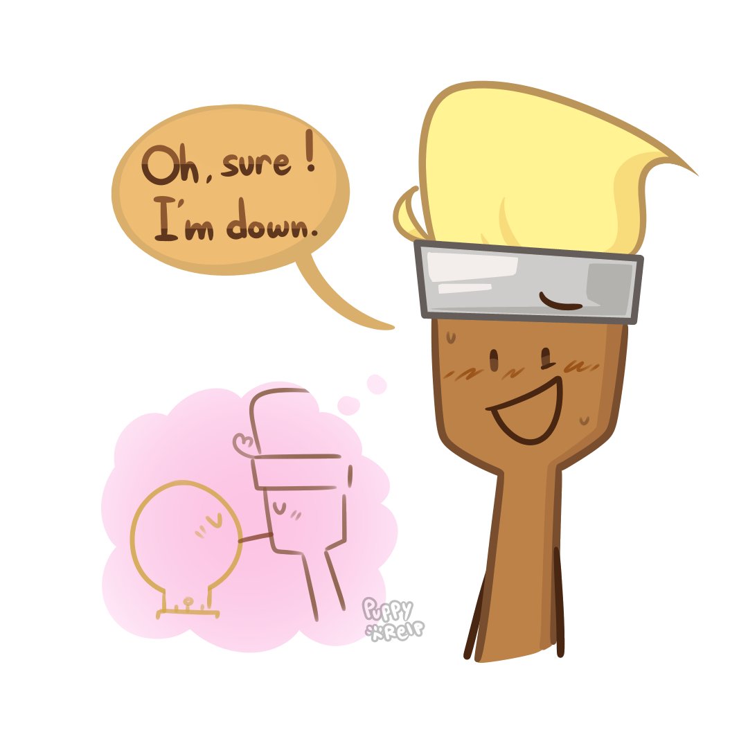 puppyrelp_'s tweet image. It's February!! You know what THAT means!!!!!!!

#inanimateinsanity #lightbrush