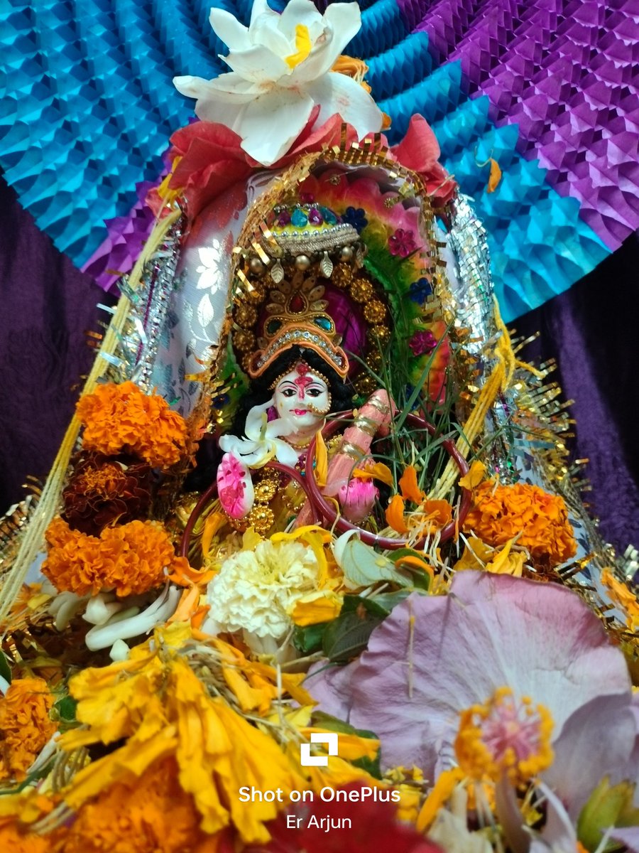 Seeking the blessings of Maa Saraswati, the goddess of knowledge, music, and arts.
 Happy Saraswati Puja! 🙏🏻
#happysaraswatipuja