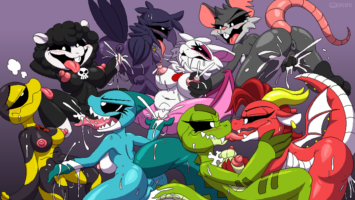 CassetteFu's tweet photo. Nightmare Critters - Poppy Playtime Chapter 4 https://t.co/kN3iYRvgtG