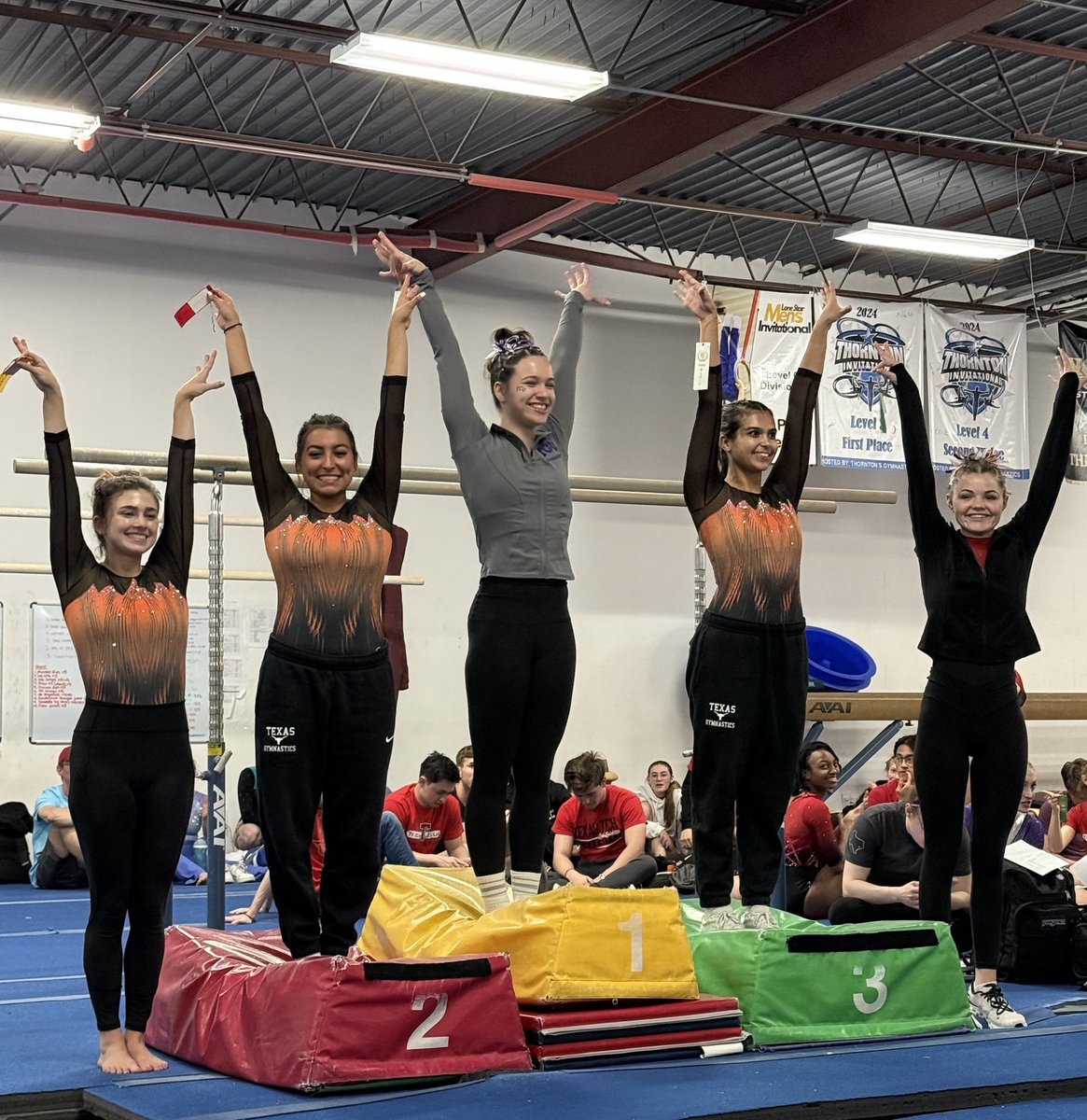 nhadia's tweet photo. So proud of her @evaiguzmann  @guzmanmichaelr . Floor 🥈  Beam 🥉All Around 🥈Team🥇 https://t.co/ZiZYE1Zxm4