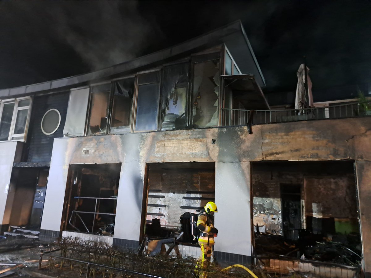 Brand in de Hogestraat in Druten is uit