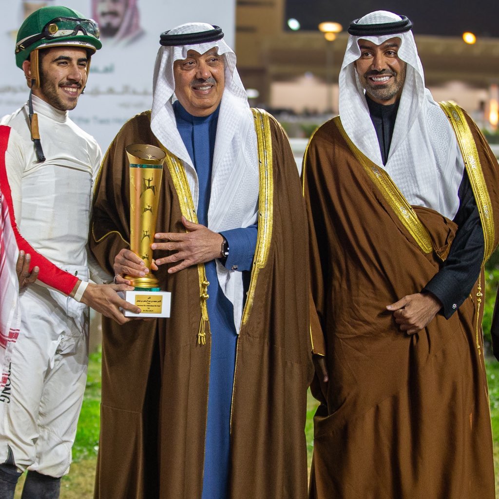 اللهم لك الحمد 🏆🥇
كأس الأمير محمد بن عبدالرحمن بن فيصل 🏆
الجواد: فال خير🏆🤍
المالك: اسطبل ابناء الملك عبد الله بن عبد العزيز ال سعود🤍🏆
المدرب: احمد محمود🤍🏆
<a href="/JCSA_Racing/">JCSA</a> <a href="/FrusiyaClub/">نادي سباقات الخيل</a>