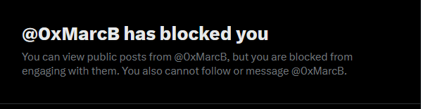 dogeXbirdapp's tweet photo. This is @0xPolygon in a nut shell

If you think they welcome comments, look no further for proof

This is the same person that had a rug pull memecoin as a pfp once upon a time and insist everyone is wrong for pointing that out

1 account even imply they were being threaten https://t.co/hRYRKRVgMH