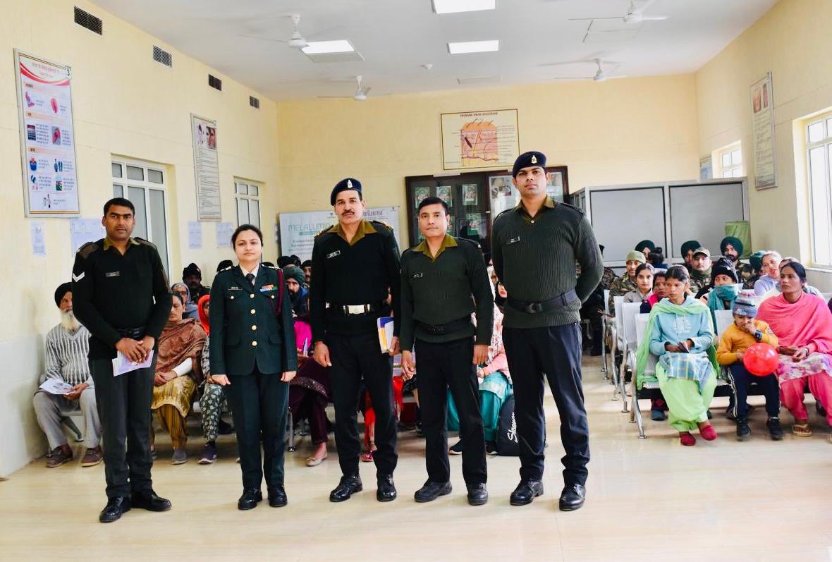 #PromotingHealth&amp;Wellness | #HealthForAll | #WeCare

#WorldLeprosyDay
Under the aegis of the National Leprosy Eradication Programme (NLEP), 159 General Hospital, Ferozepur, organized a medical camp focused on early detection, awareness and education—a crucial step in the fight