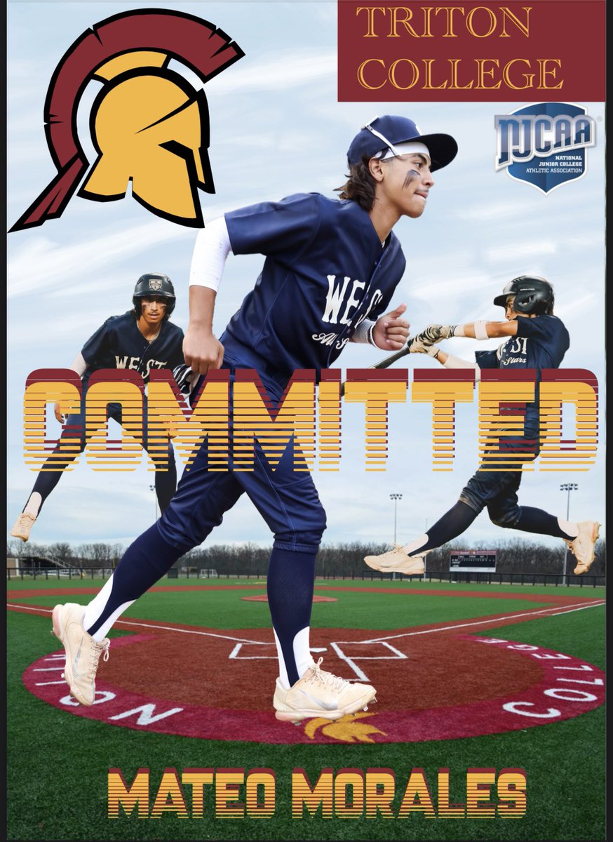 I am grateful to announce that l will be continuing my athletic and academic career at Triton College. I would like to first and foremost thank God, my family, close ones, and coaches for this opportunity. <a href="/tritoncollege/">Triton College</a> <a href="/PrepBaseballIL/">Prep Baseball Illinois</a> <a href="/MWRangersBSB/">Midwest Rangers</a> <a href="/HFHS_BASEBALL/">HF Viking Baseball</a>