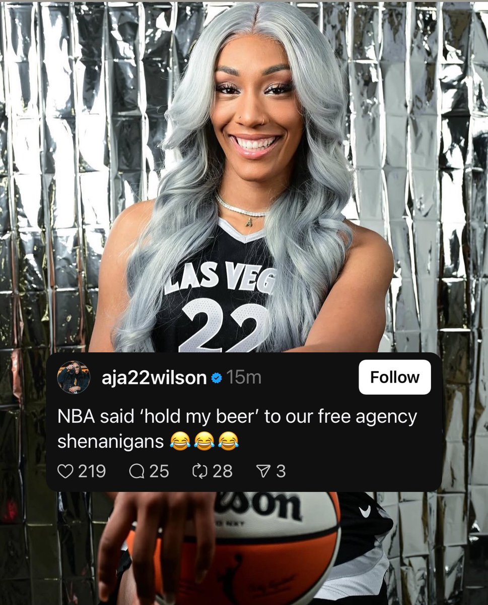 trendyhoopstars's tweet photo. A’ja Wilson has spoken on behalf of us all! 😭 https://t.co/I8MAeH0PbZ