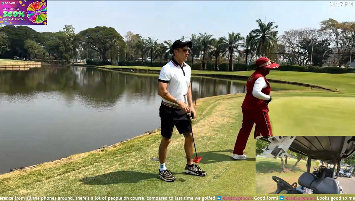 Live reviewing the GOLF tourney we just played. Best round in terms of good holes. 

12 pars or better yesterday = $120 in <a href="/bcgame/">BC.GAME</a> giveaway today. 

This year we gotta do a GOLF giveaway w/ <a href="/itslonyo/">itslon</a>