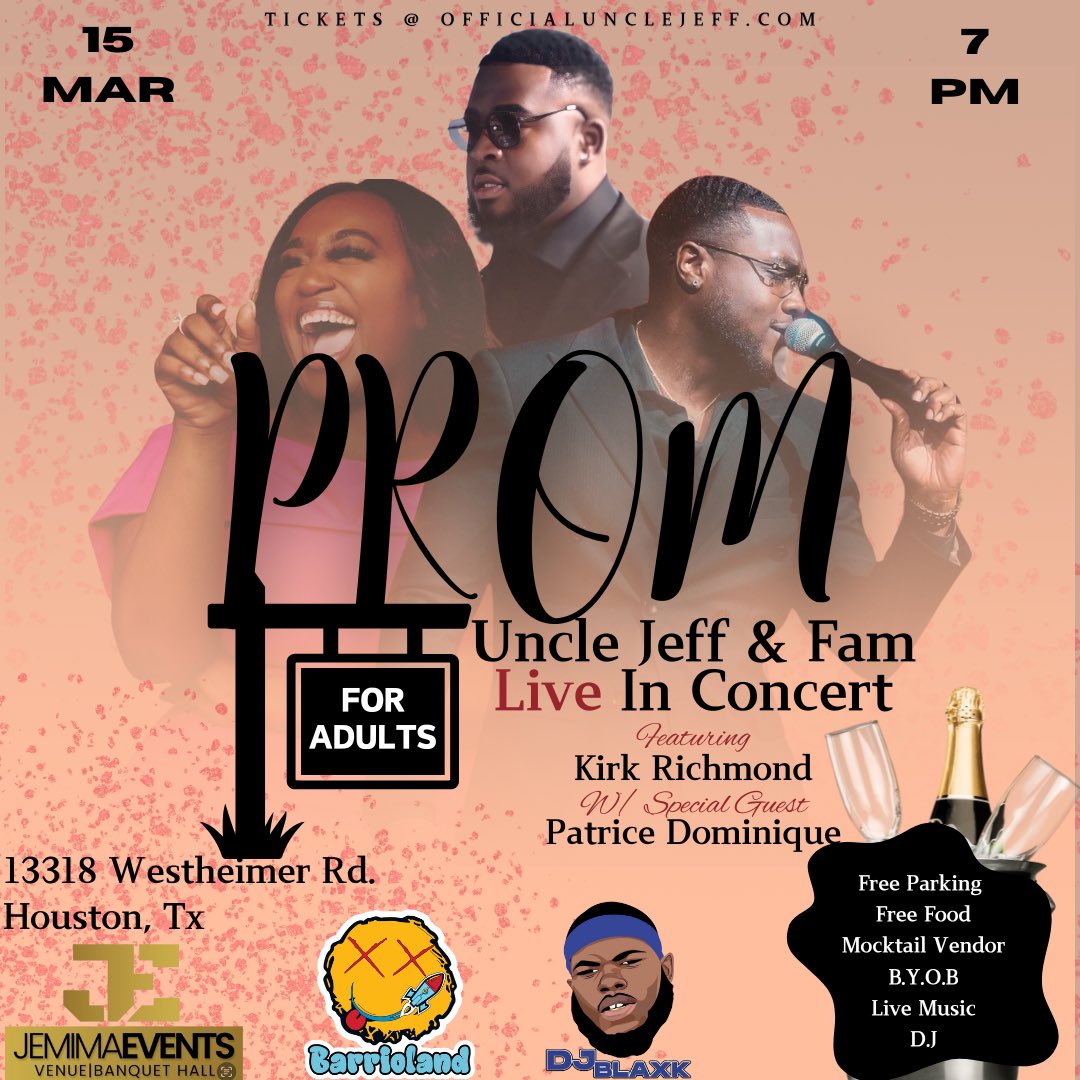 officialuncjeff's tweet photo. Aye Houston if you looking for a dope event with REAL and ORIGINAL RnB music, I got the perfect function for you in March!

VIP is sold out but trust me, you’ll still have a great experience with general admission! 

https://t.co/8qYW7F4NeT https://t.co/s8Nhjw5HCS