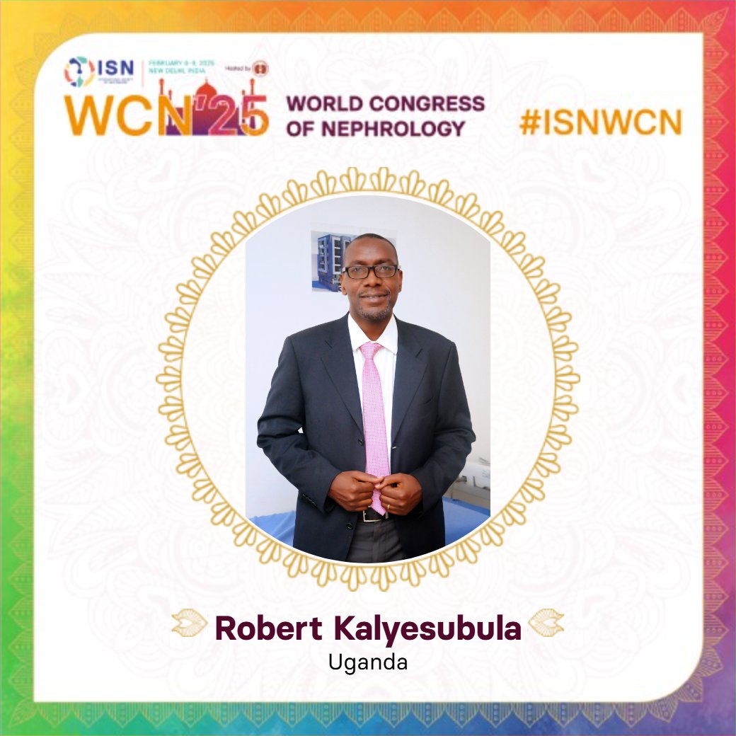 Robert Kalyesubula,MD, FISN(USA), PhD-FRCP(London) (@rkalyes1) on Twitter photo ๐ฅ All set for WCNโ25!!
๐ I will be chairing some sessions and making several presentations!
๐ Please join us #ISNWCN
โจ Letโs celebrate our global nephrology!
<a href="/AfricanAFRAN/">African Association of Nephrology (AFRAN)</a>
<a href="/ISNWCN/">World Congress of Nephrology</a>
<a href="/ACCESS_UG/">African Community Center for Social Sustainability</a>
๐ #KidneyHealth #Nephrology
๐ My link to some sessions events.theisn.org/wcn25/faculty/โฆ ๐ฅ All set for WCNโ25!!
๐ I will be chairing some sessions and making several presentations!
๐ Please join us #ISNWCN
โจ Letโs celebrate our global nephrology!
<a href="/AfricanAFRAN/">African Association of Nephrology (AFRAN)</a>
<a href="/ISNWCN/">World Congress of Nephrology</a>
<a href="/ACCESS_UG/">African Community Center for Social Sustainability</a>
๐ #KidneyHealth #Nephrology
๐ My link to some sessions events.theisn.org/wcn25/faculty/โฆ