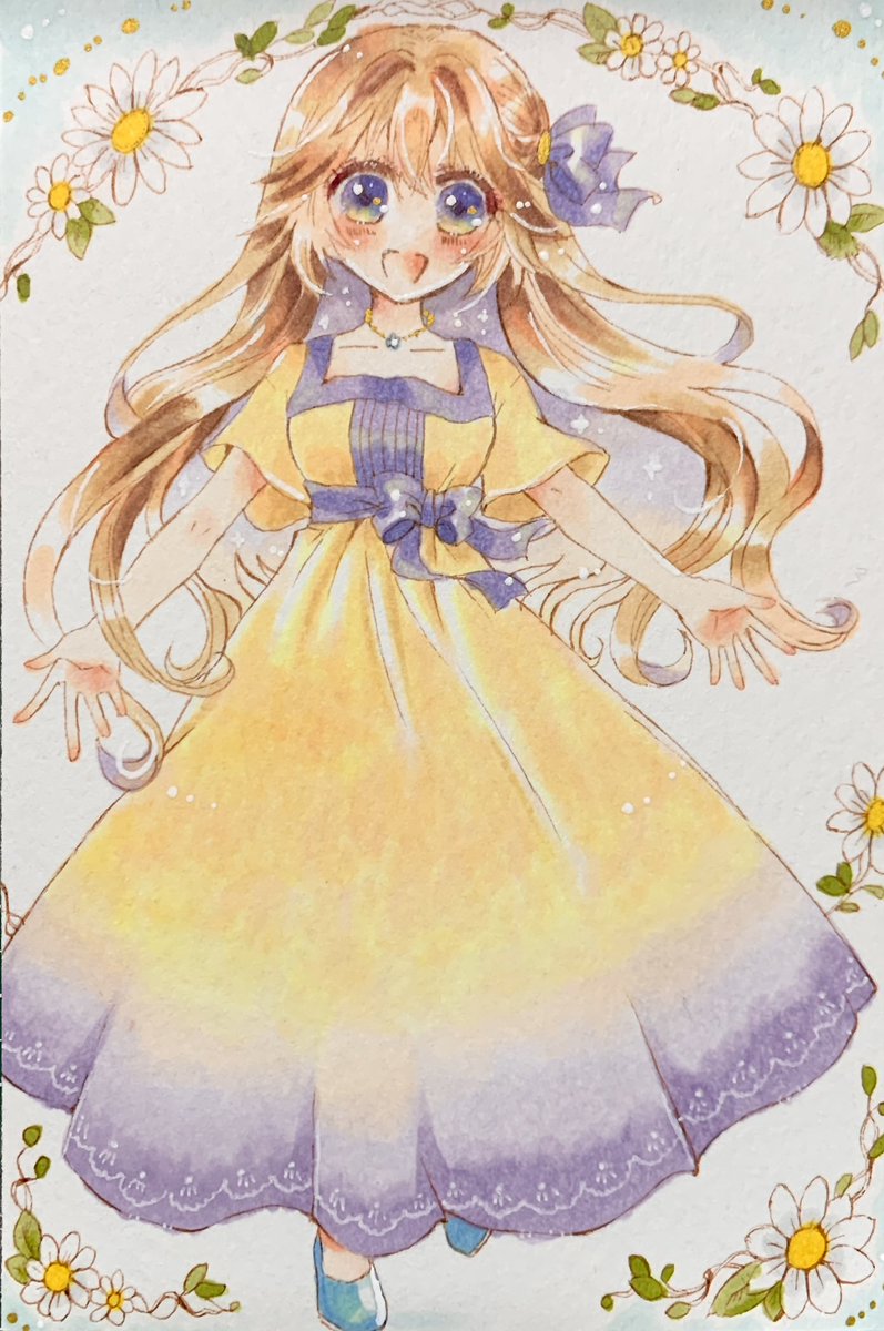umeboshitter's tweet image. 大体コピックで女の子描いてます。

 #刺さる人に届け一次創作祭り