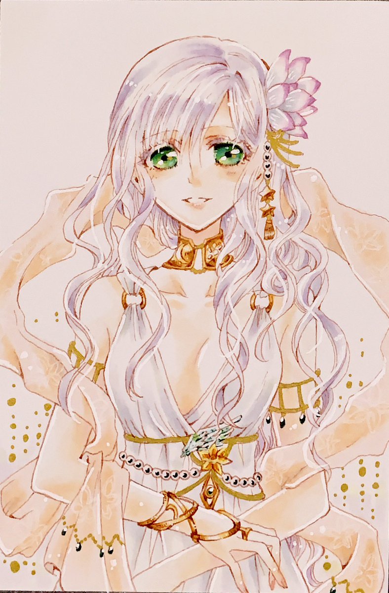 umeboshitter's tweet image. 大体コピックで女の子描いてます。

 #刺さる人に届け一次創作祭り