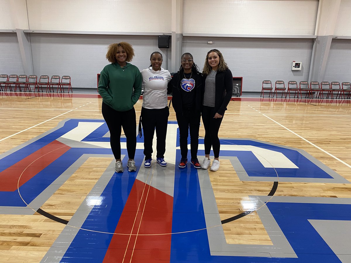 Had a great time today <a href="/HillWBB/">Hill College Women’s Basketball</a> college.  Thank you for having us today ❤️💙